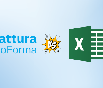 Fattura proforma vs in excel