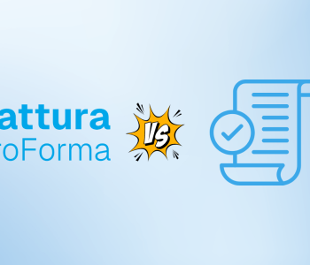 Le principali differenze tra fattura proforma e fattura definitiva